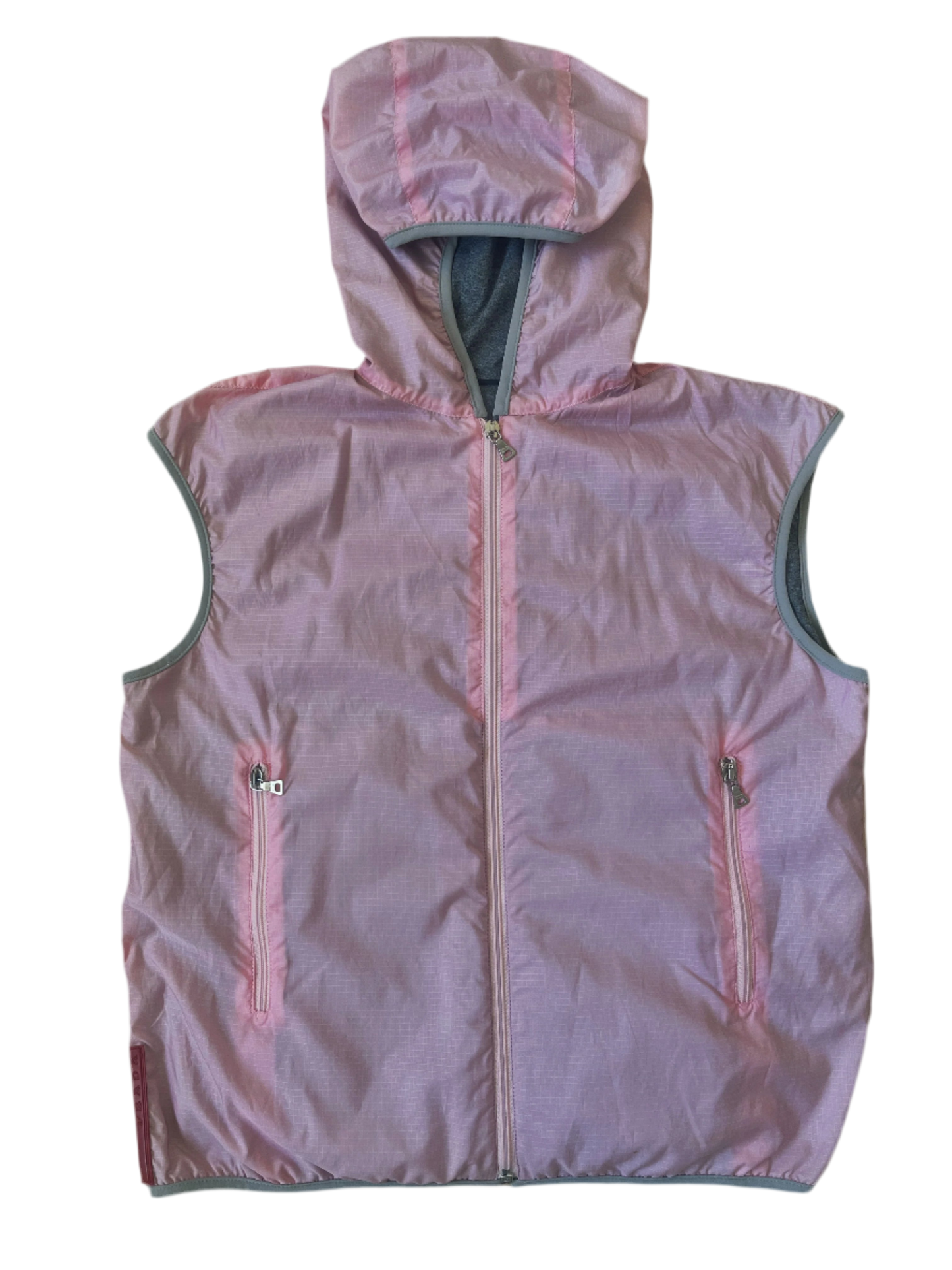 Prada Sport Reversible Vest – Pink/Grey (Vintage ca. 2000)