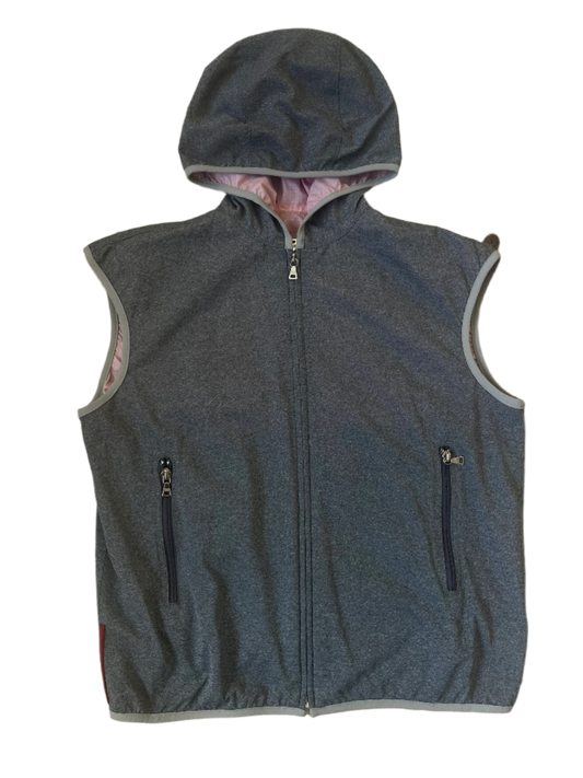 Prada Sport Reversible Vest – Pink/Grey (Vintage ca. 2000)