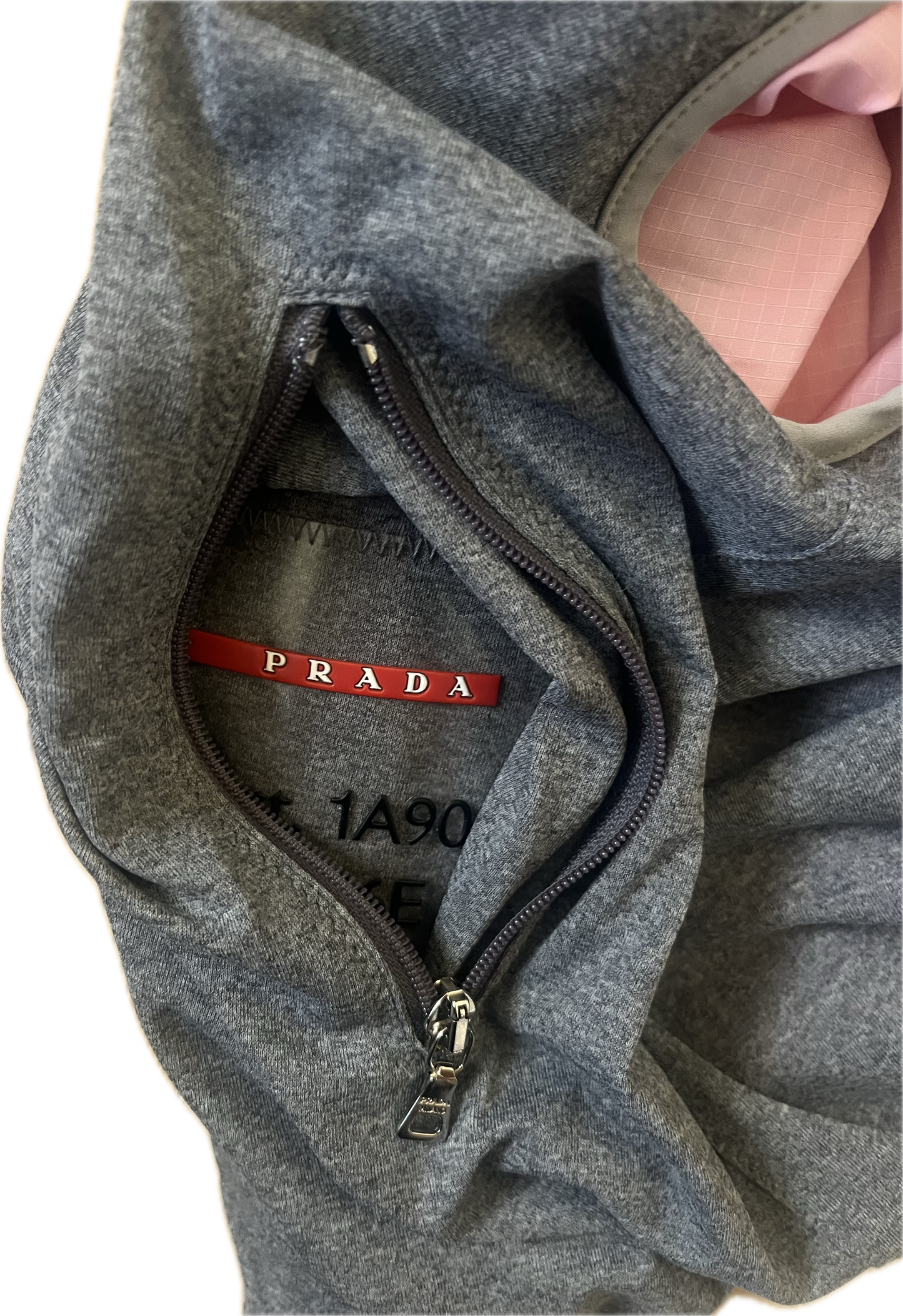 Prada Sport Reversible Vest – Pink/Grey (Vintage ca. 2000)
