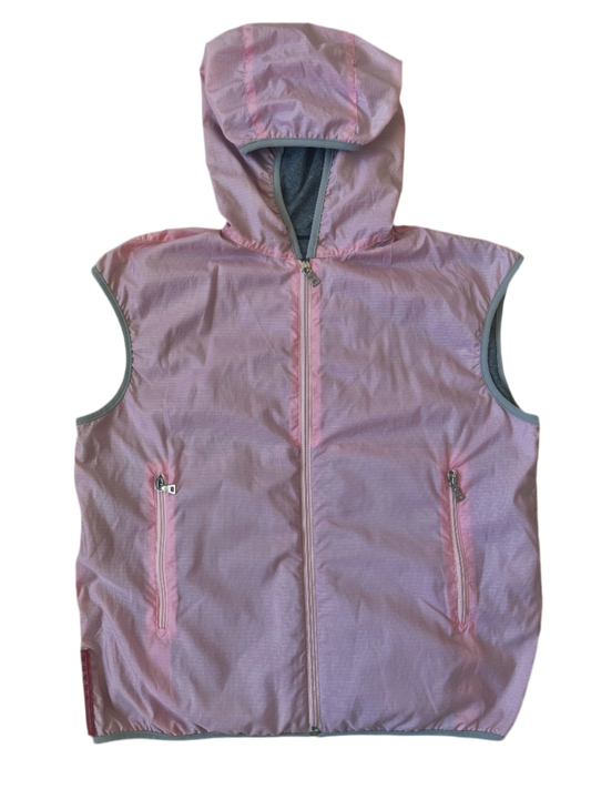 Prada Sport Reversible Vest – Pink/Grey (Vintage ca. 2000)