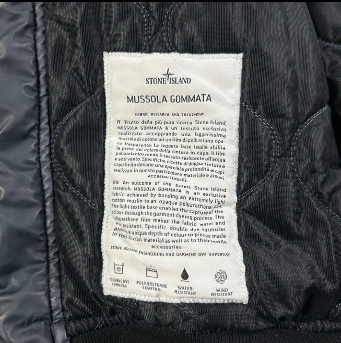 Stone Island 30th Anniversary Mussola Gommata Jacket (2012)