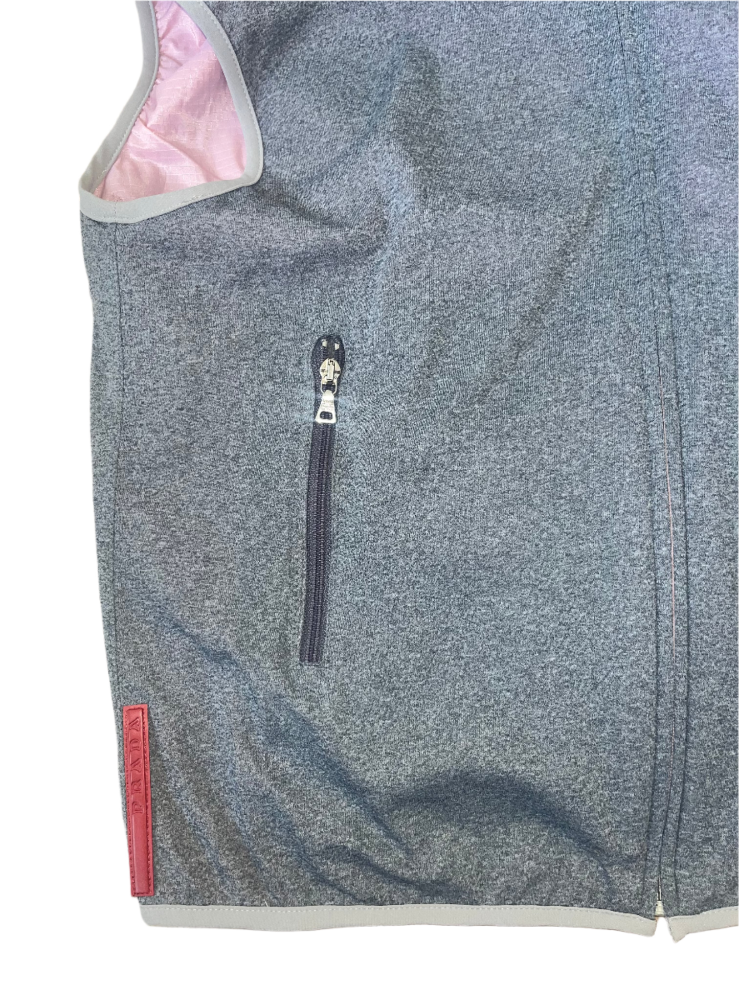 Prada Sport Reversible Vest – Pink/Grey (Vintage ca. 2000)