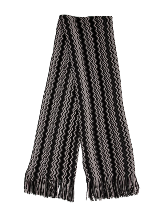 Missoni Scarf – Black & White (Unisex)